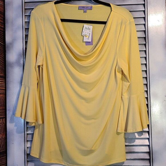 NWTāPremiseāMedāTulipāSleevedāDrapedāBlouse - Picture 4 of 9